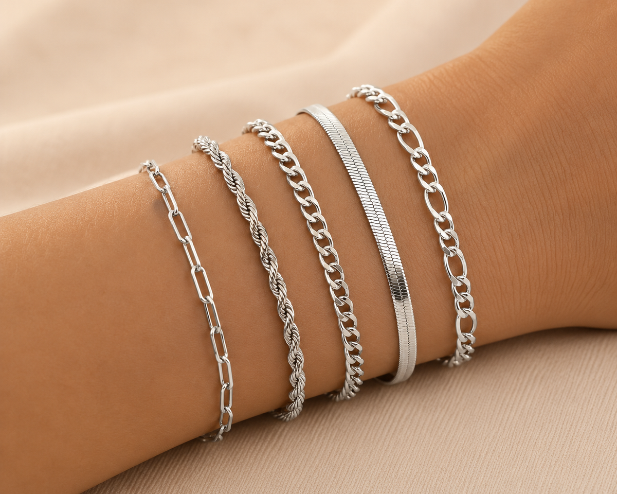 Armband-Set Ellis™ in Gold von der Marke Rose & Oliver, mit eleganten Details und glänzendem Finish.