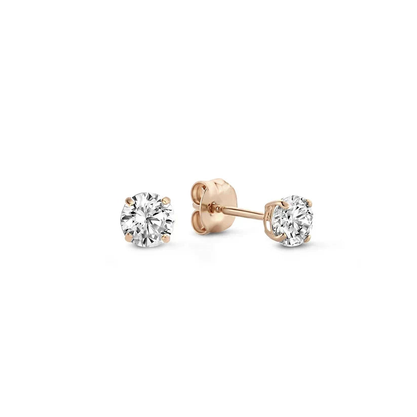 Pendientes de oro Larmes™ con piedra, de Rose & Oliver, con detalles elegantes y acabado brillante